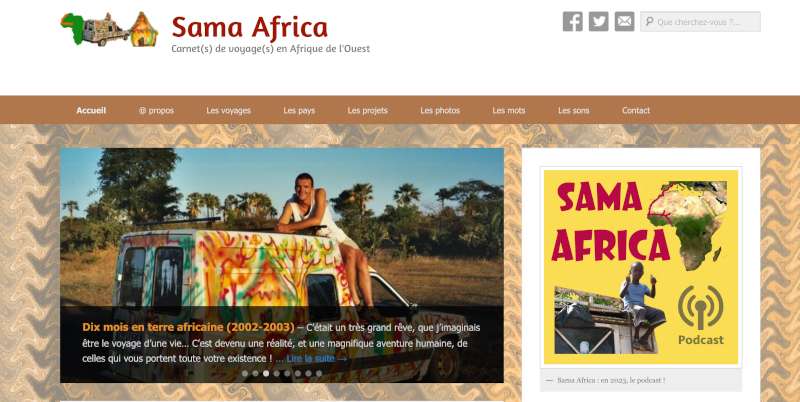 Sama Africa - le site